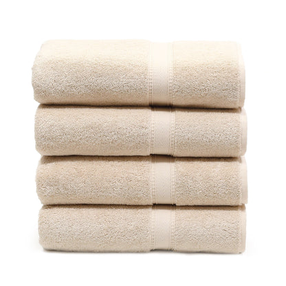 Autentici asciugamani da bagno in cotone turco per hotel e spa (set da 4)