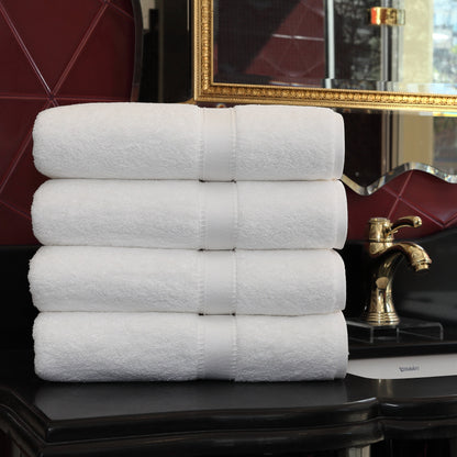 Autentici asciugamani da bagno in cotone turco per hotel e spa (set da 4)