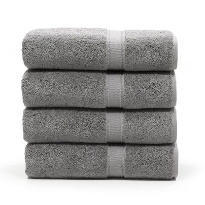 Autentici asciugamani da bagno in cotone turco per hotel e spa (set da 4)