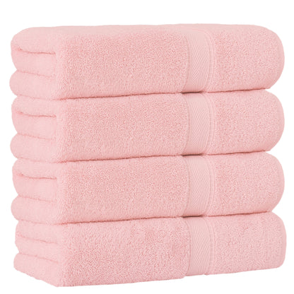 Autentici asciugamani da bagno in cotone turco per hotel e spa (set da 4)