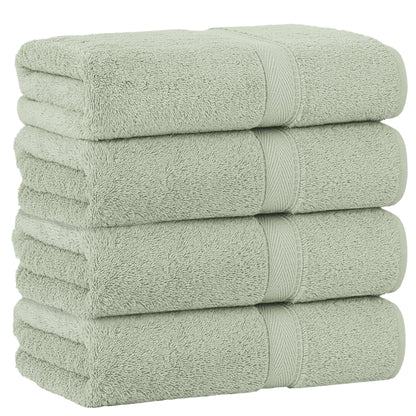 Autentici asciugamani da bagno in cotone turco per hotel e spa (set da 4)