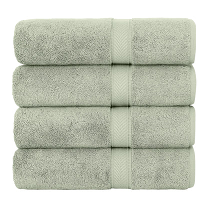 Autentici asciugamani da bagno in cotone turco per hotel e spa (set da 4)