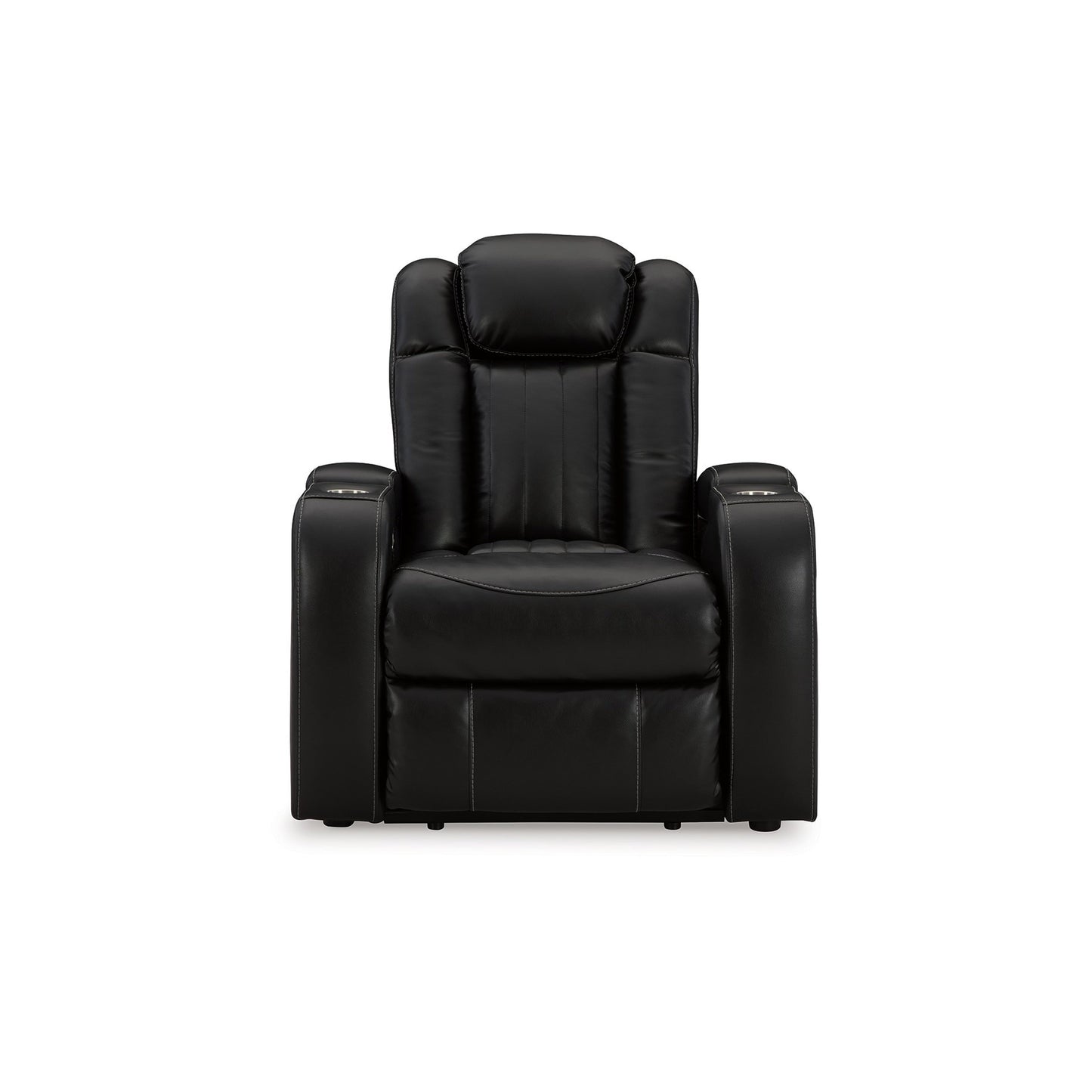 Poltrona reclinabile elettrica Aven, caratteristiche premium, similpelle blu notte