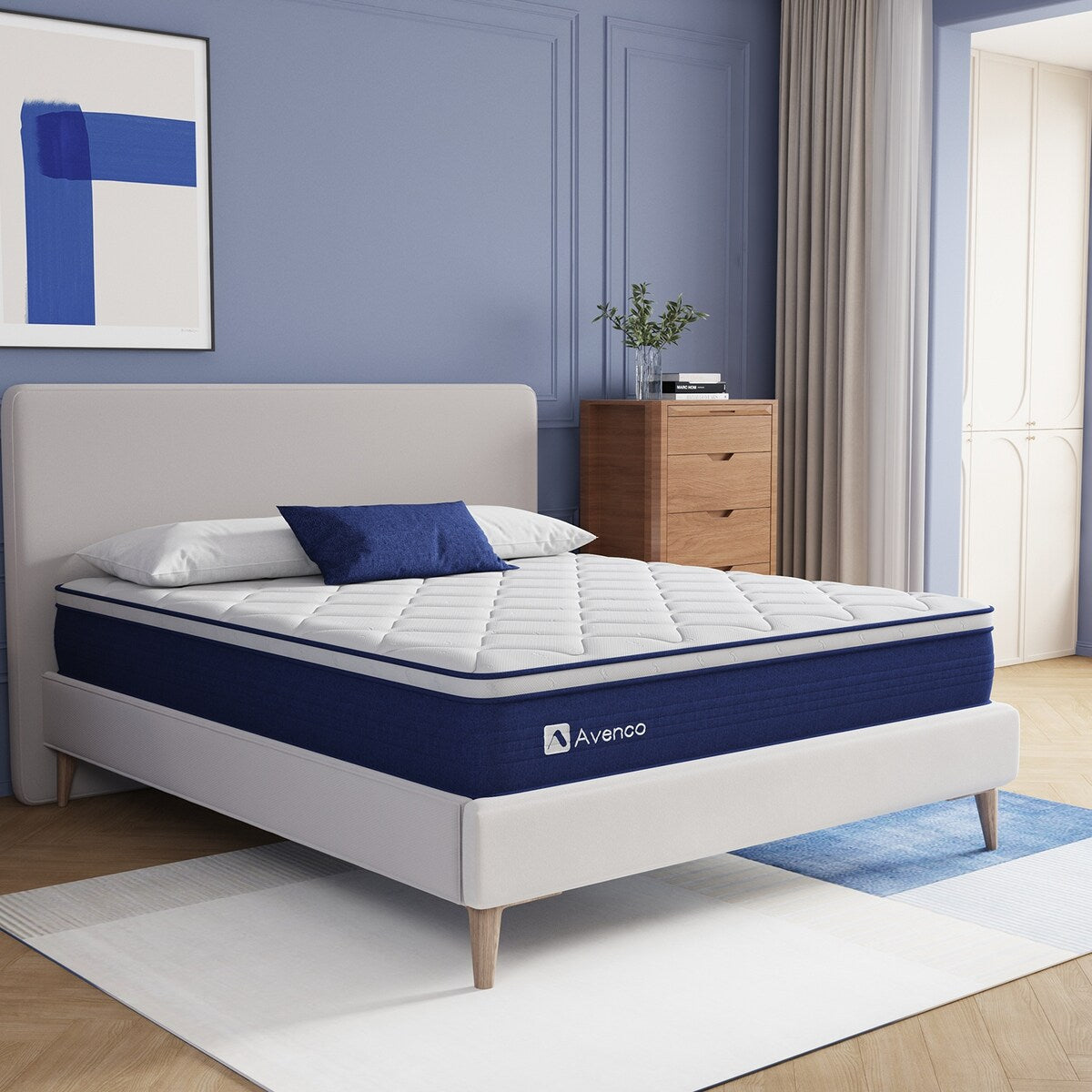 Materasso ibrido in memory foam medio Avenco da 12''