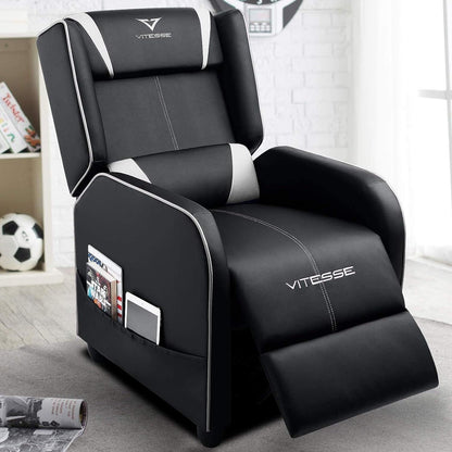 Poltrona reclinabile da gioco BOSSIN, stile racing, con schienale alto, poltrone reclinabili per soggiorno, posti a sedere per teatro