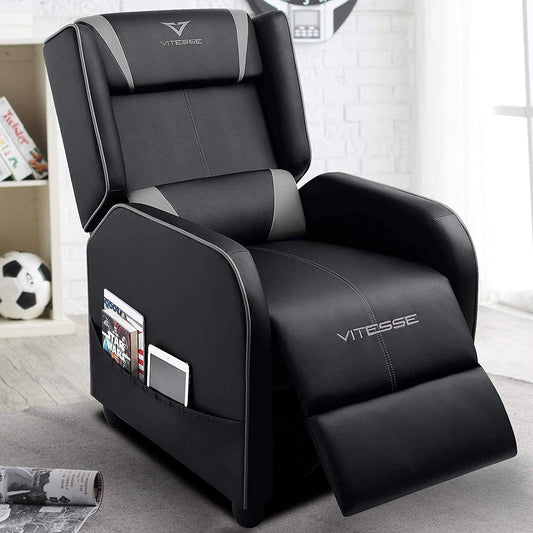 Poltrona reclinabile da gioco BOSSIN, stile racing, con schienale alto, poltrone reclinabili per soggiorno, posti a sedere per teatro