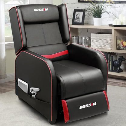 Divano reclinabile singolo ergonomico in pelle PU BOSSIN per soggiorno