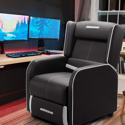 Divano reclinabile singolo ergonomico in pelle PU BOSSIN per soggiorno