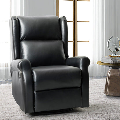 Sedia girevole per bambini Baksoho Contemporary in similpelle con base in metallo di HULALA HOME