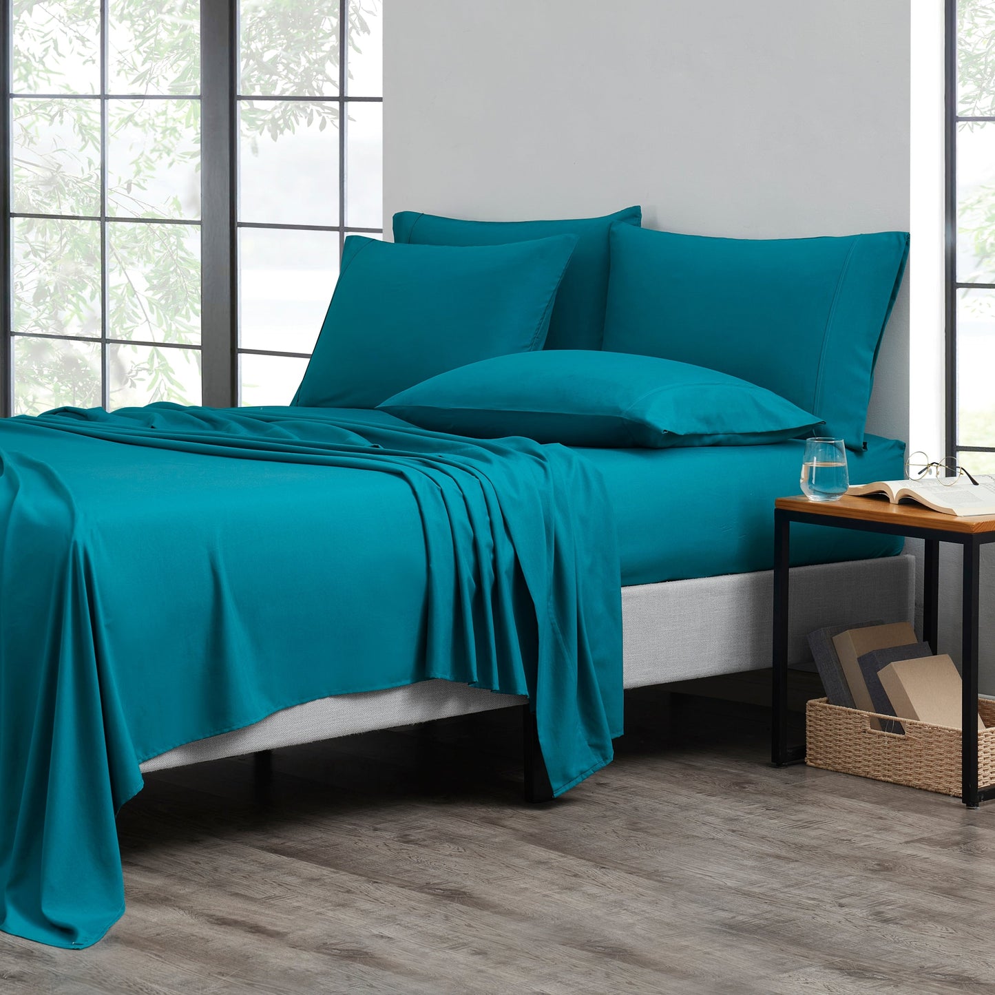 Set di lenzuola di lusso in bambù da 6 pezzi