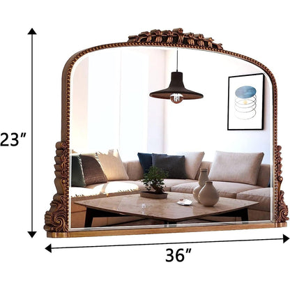 Specchio da parete ad arco, specchi decorativi barocchi - 36×23