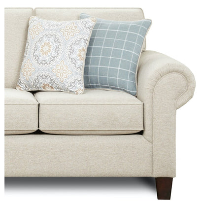 Divano letto tradizionale Bates Nickel Light Grey Queen