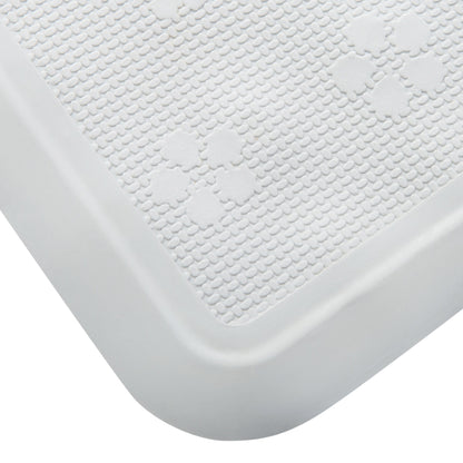 Tappetino da bagno grande Bath Bliss bianco