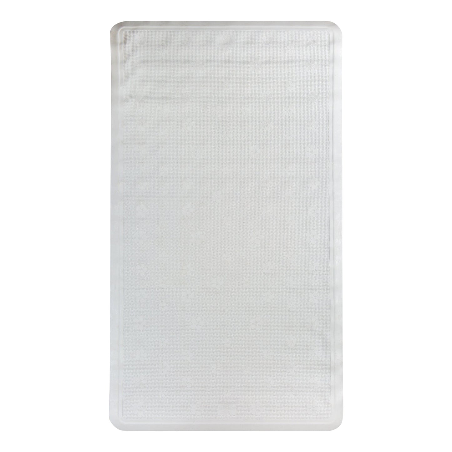 Tappetino da bagno grande Bath Bliss bianco