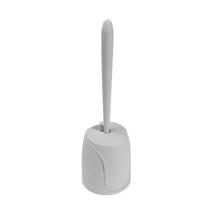 Scopino per WC Bath Bliss con coperchio a chiusura automatica e setole in gomma morbida - 5x5x 17