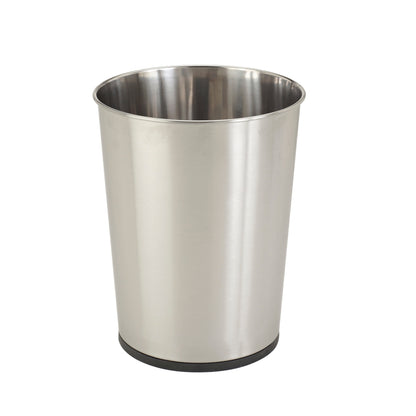 Cestino per la spazzatura in acciaio inossidabile Bath Bliss Silver - 7,7 x 9,6