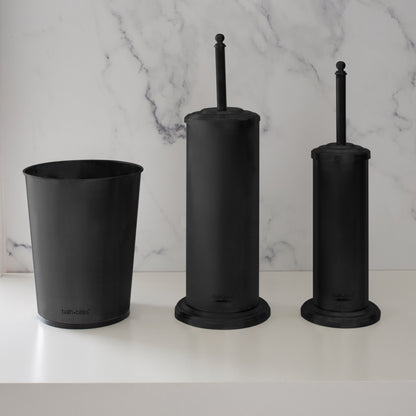 Set da bagno Bath Bliss con cestino, scopino e sturalavandini, 3 pezzi - Set da 3 pezzi
