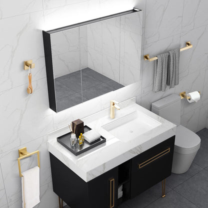 Set di accessori per il bagno Bathlet da 5 pezzi in acciaio inossidabile