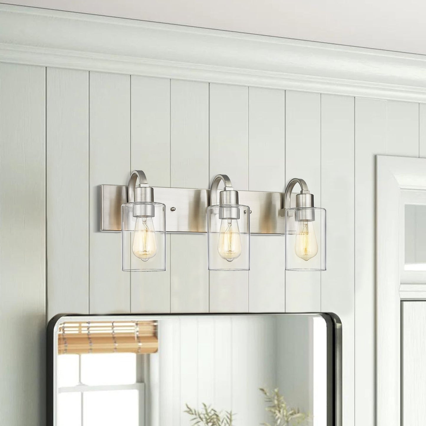Lampadari per il mobiletto del bagno - Lampada da parete in stile rustico per il bagno
