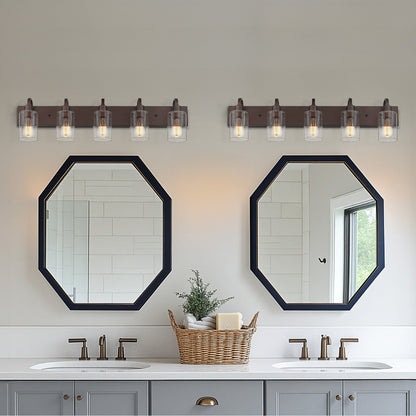 Lampadari per il mobiletto del bagno - Lampada da parete in stile rustico per il bagno