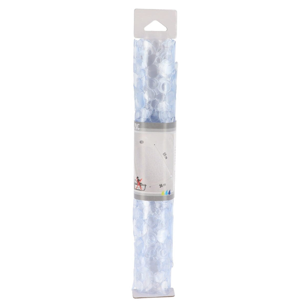 Tappetino antiscivolo ovale per vasca da bagno Bubbles 28 L x 15 W