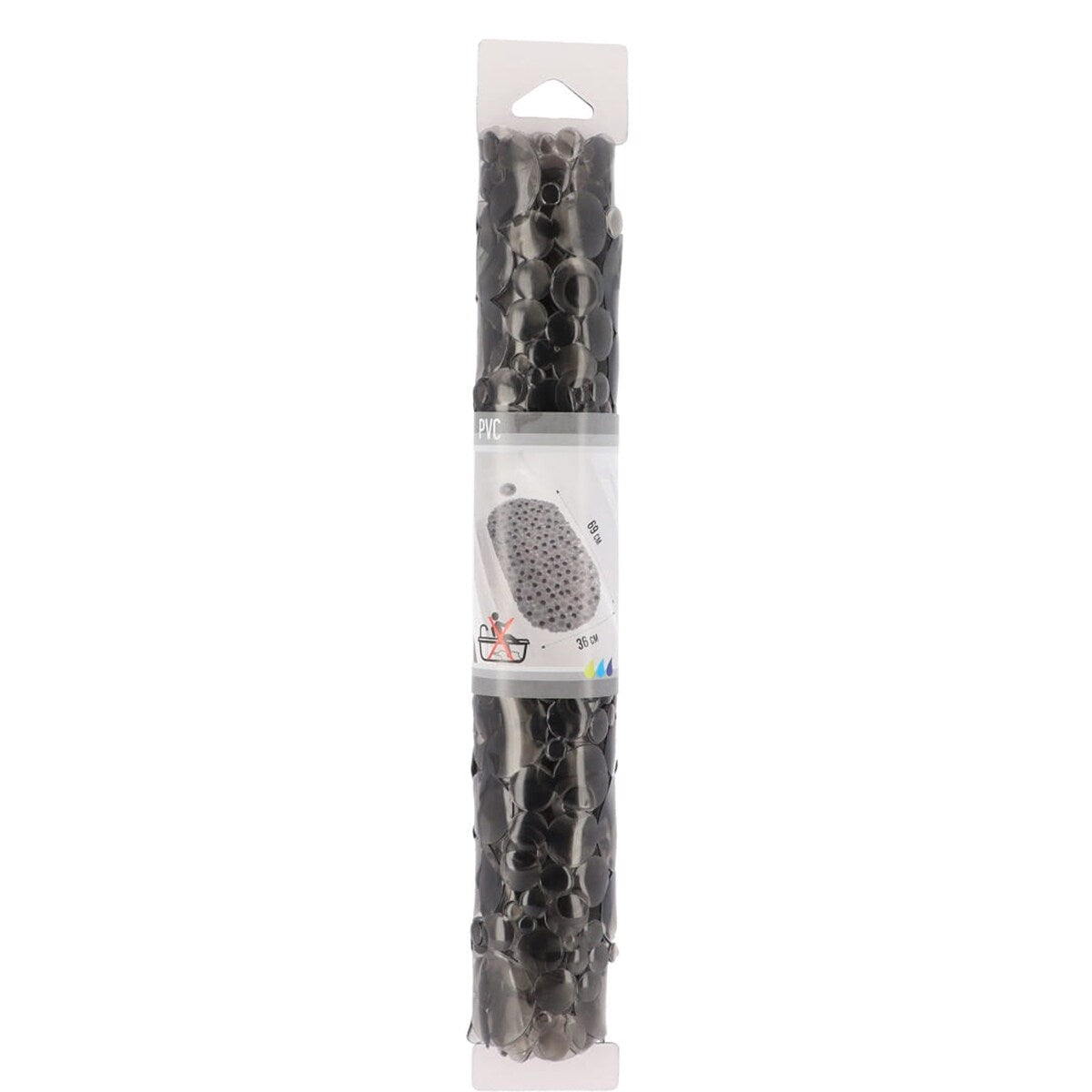 Tappetino antiscivolo ovale per vasca da bagno Bubbles 28 L x 15 W