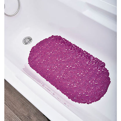 Tappetino antiscivolo ovale per vasca da bagno Bubbles 28 L x 15 W