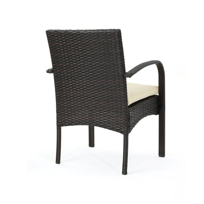 Set da pranzo per esterni Bavaro in acacia da 7 pezzi di Christopher Knight Home