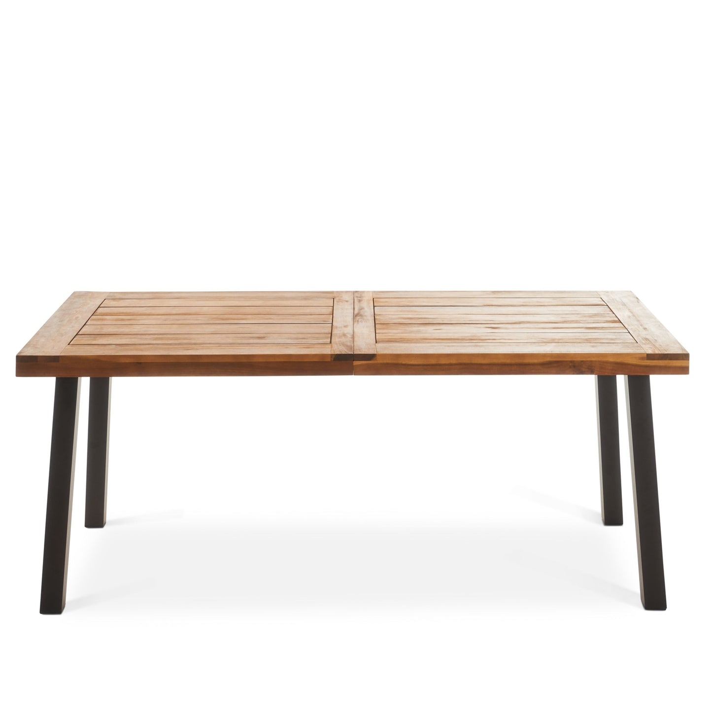 Set da pranzo per esterni Bavaro in acacia da 7 pezzi di Christopher Knight Home