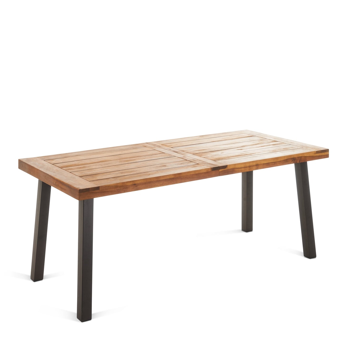 Set da pranzo per esterni Bavaro in acacia da 7 pezzi di Christopher Knight Home
