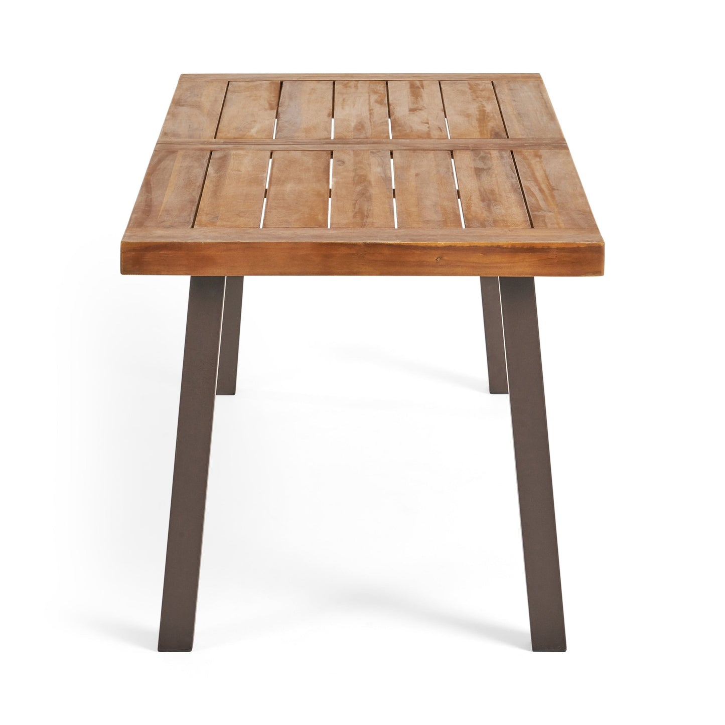Set da pranzo per esterni Bavaro in acacia da 7 pezzi di Christopher Knight Home