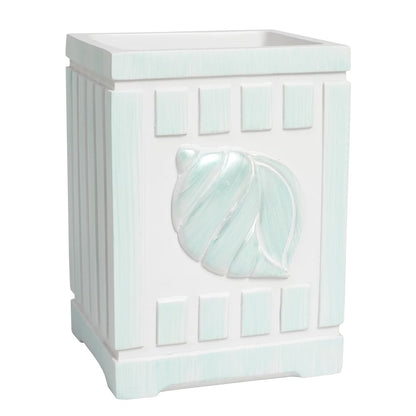 Accessori da bagno artigianali con conchiglie da spiaggia