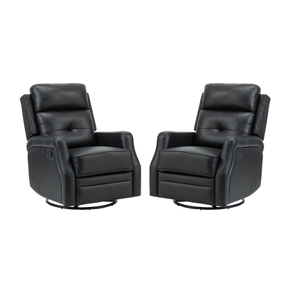 Set di 2 poltrone reclinabili Beatriz per soggiorno con base in metallo