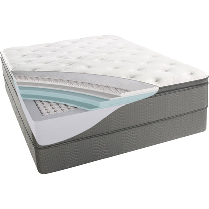 BeautySleep Swanson 12 Luxury Twin-size Set di materassi con cuscino superiore rigido - N/D