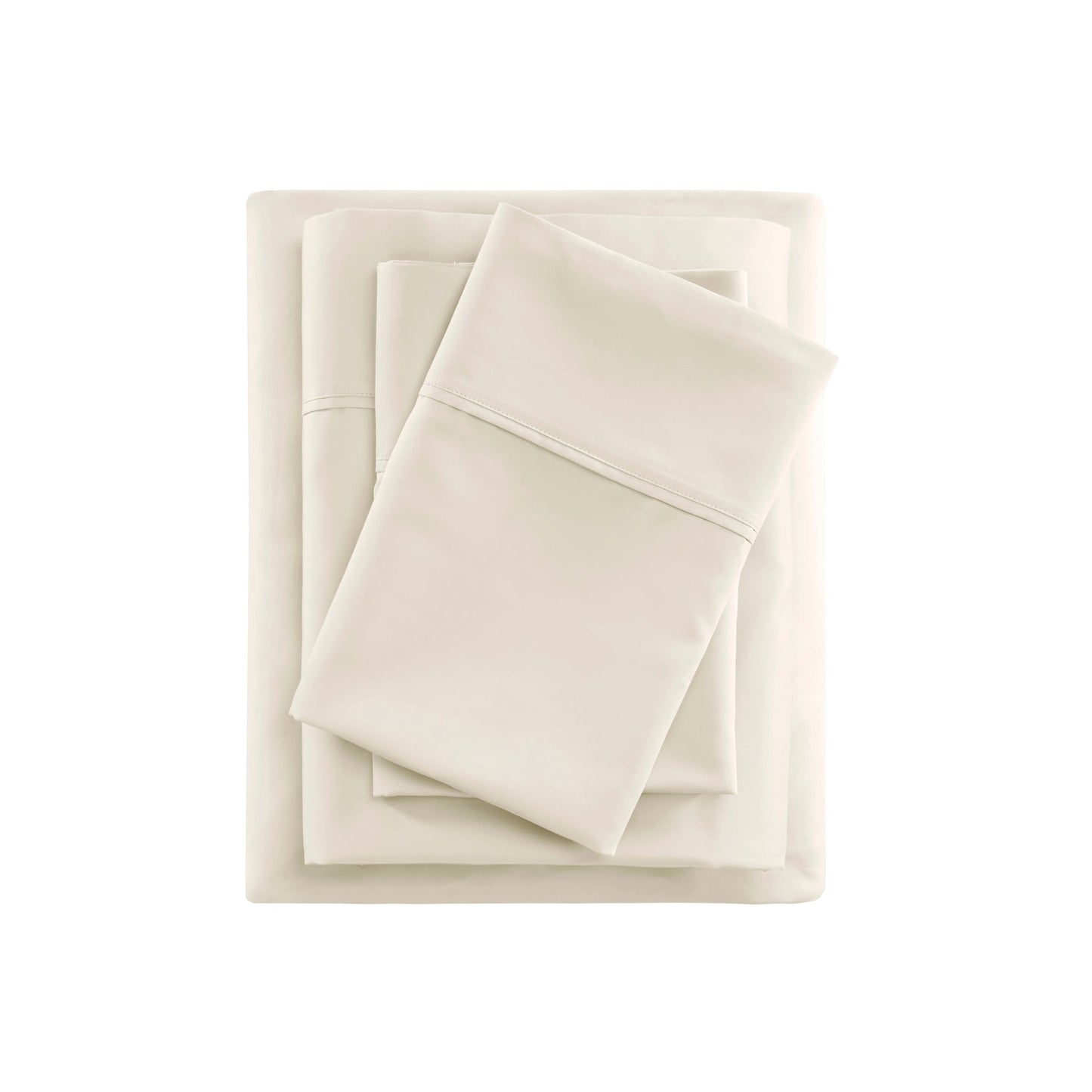 Beautyrest 600 Thread Count - Set di lenzuola rinfrescanti in misto cotone, 4 pezzi