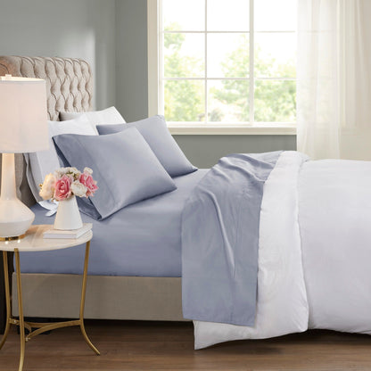 Beautyrest 600 Thread Count - Set di lenzuola rinfrescanti in misto cotone, 4 pezzi