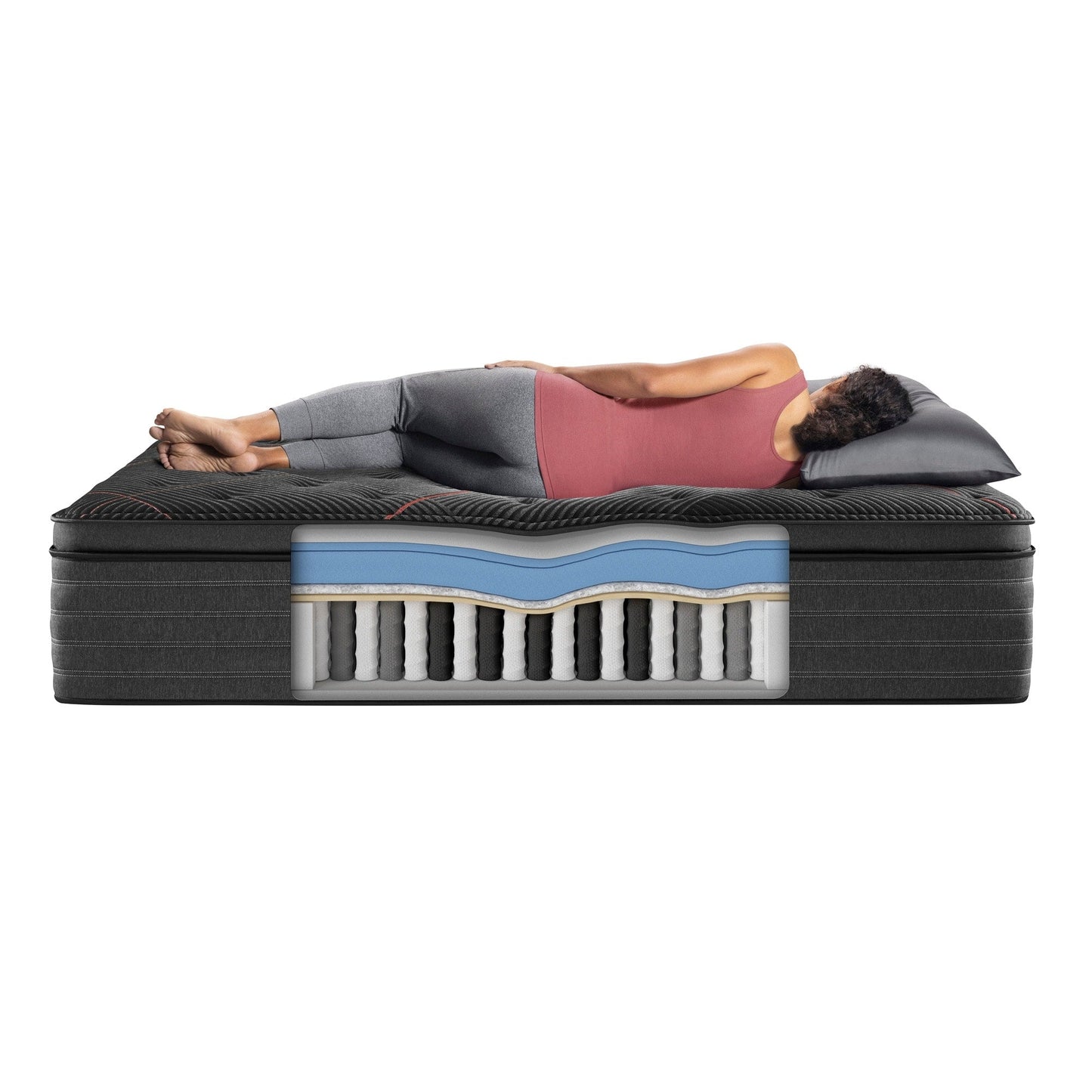 Materasso Beautyrest Black C-Class 16 Plush Pillow Top