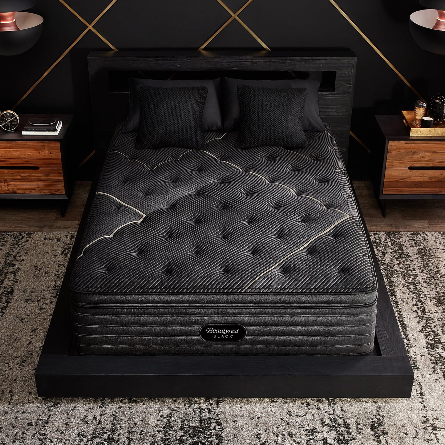 Materasso Beautyrest Black K-Class 16.5 Plush Pillow Top