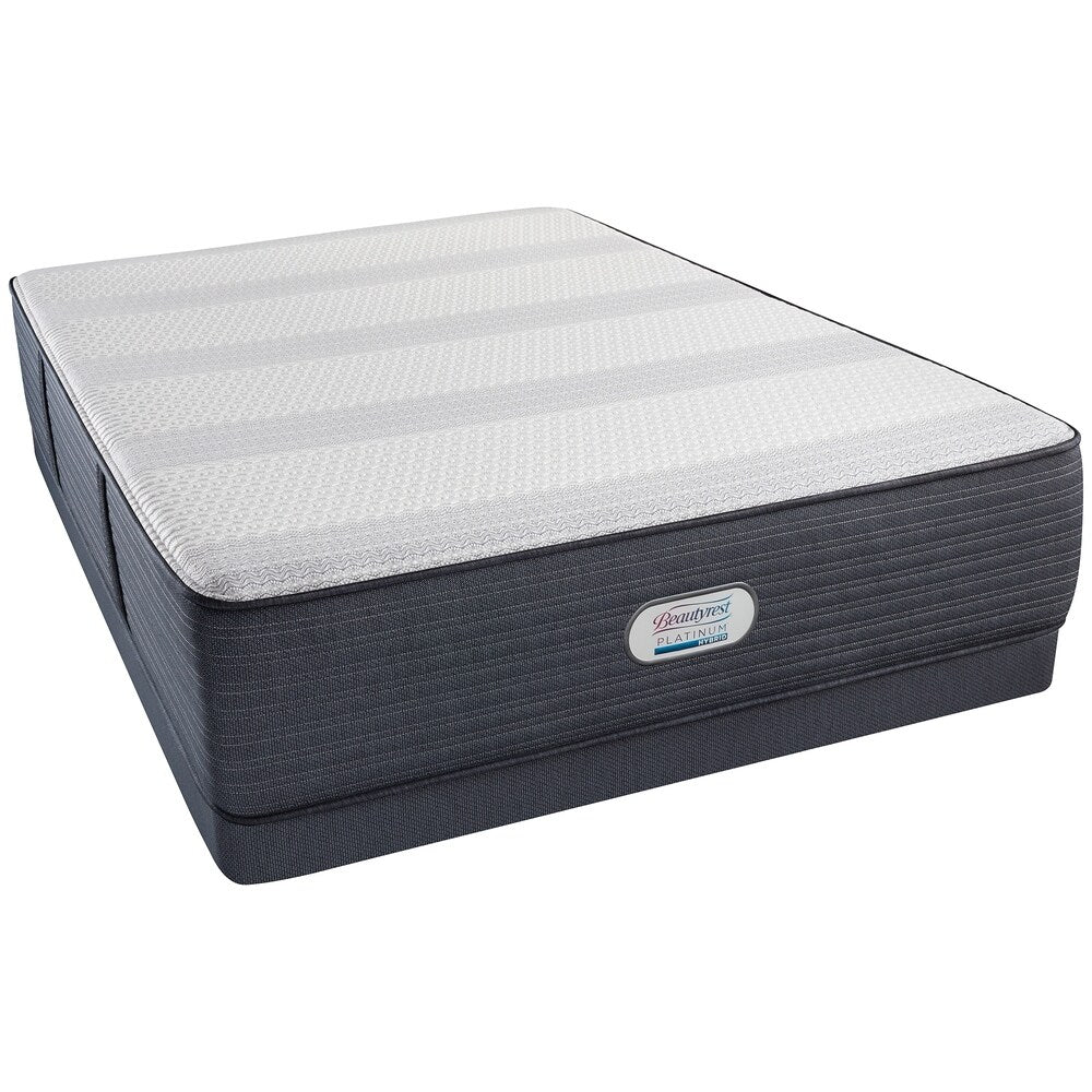 Set di materassi a molle Beautyrest Platinum Crescent Valley da 14 pollici, modello King-size, di lusso e rigidi - N/D