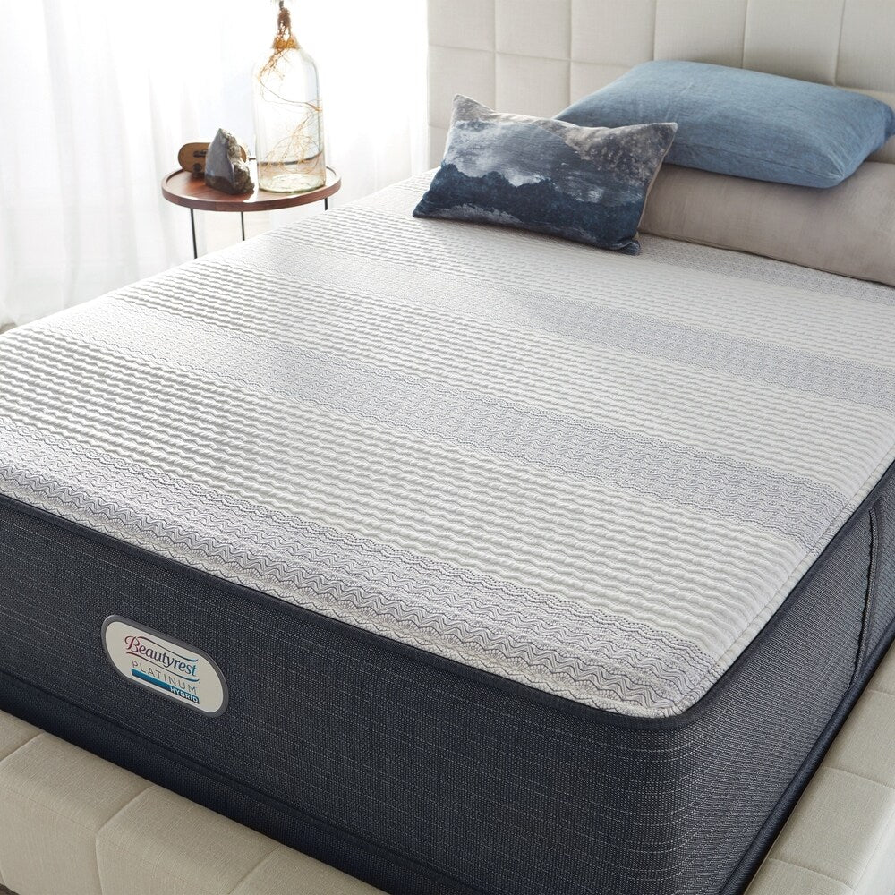 Set di materassi ibridi Beautyrest Platinum Crestridge da 13 pollici, modello Full-size - N/D