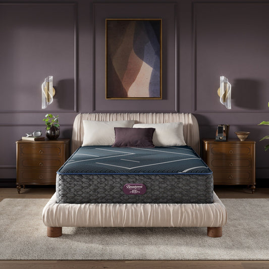 Materasso ibrido Beautyrest World Class Level Four - Blu scuro