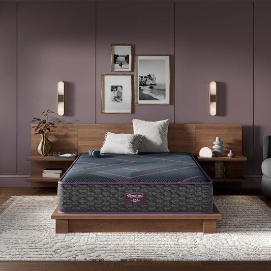Materasso ibrido Beautyrest World Class Level Three Firm - Blu scuro