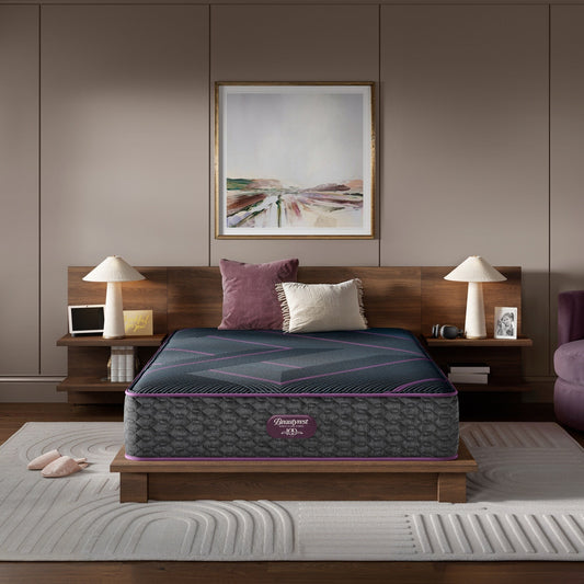 Materasso ibrido Beautyrest World Class Level Three - Blu scuro