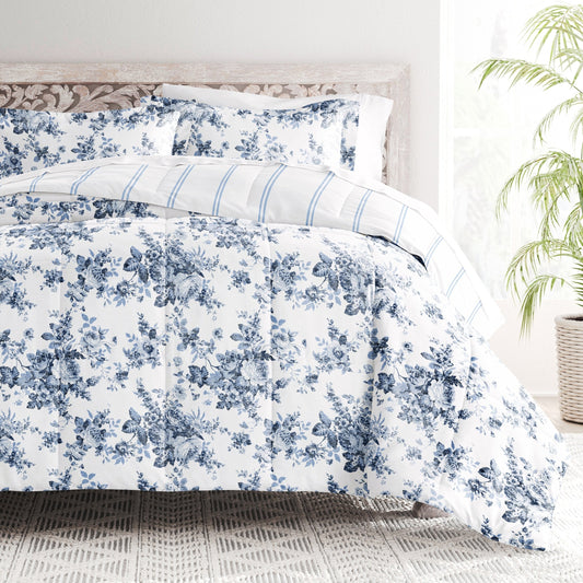 Set copripiumino reversibile con motivo a rose di cavolo di Becky Cameron