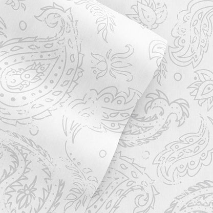 Set di lenzuola con tasca profonda, 4 pezzi, stampate e doppia spazzolatura di Becky Cameron