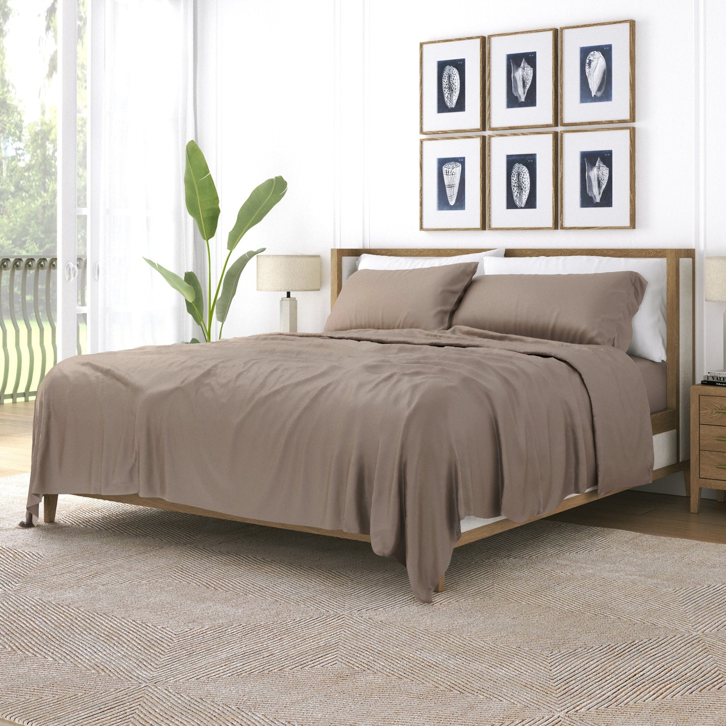 Set di lenzuola di lusso in rayon di bambù Becky Cameron