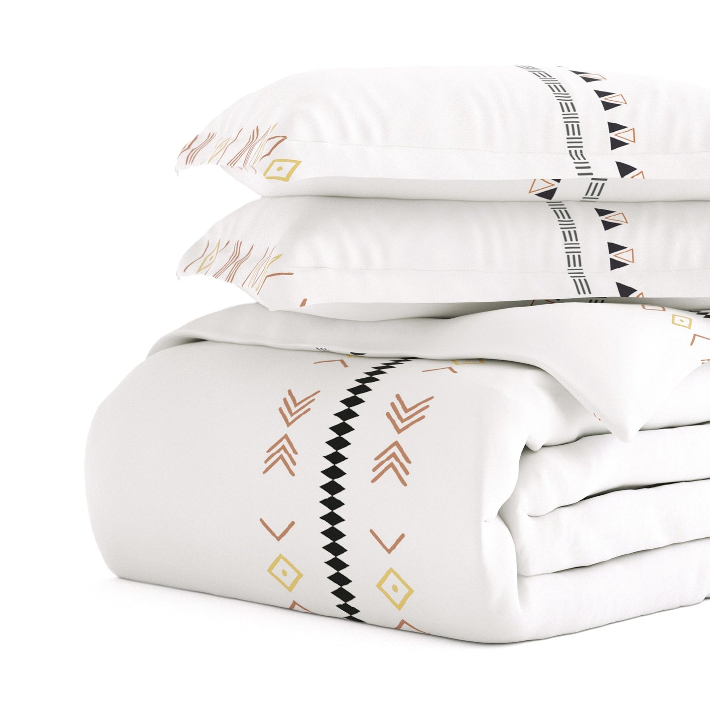 Set copripiumino 3 pezzi Becky Cameron Natural Geo Lines