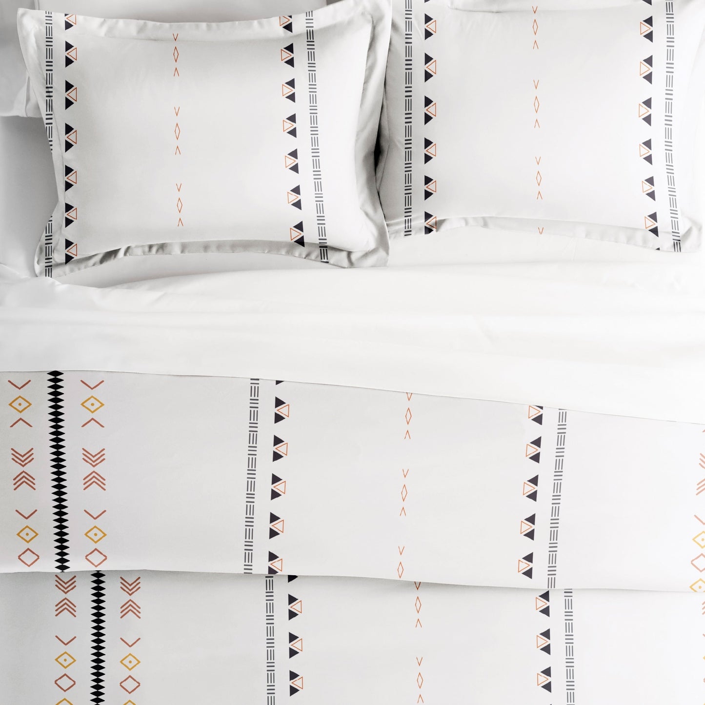 Set copripiumino 3 pezzi Becky Cameron Natural Geo Lines