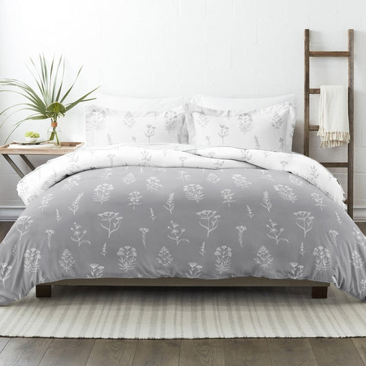 Set copripiumino reversibile Becky Cameron Ultra Soft Botany Floral, 3 pezzi