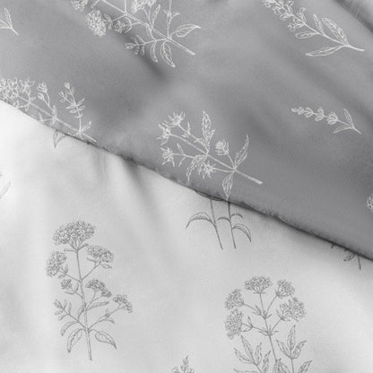 Set copripiumino reversibile Becky Cameron Ultra Soft Botany Floral, 3 pezzi